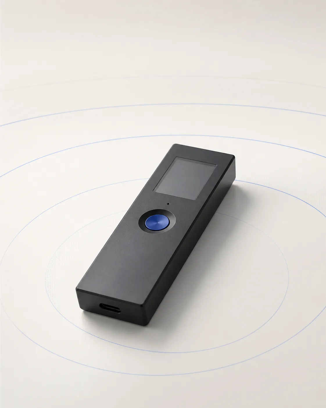 Arcvault air-gapped hardware wallet, angled view